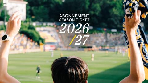 Vente d'abonnements saison 2026/27