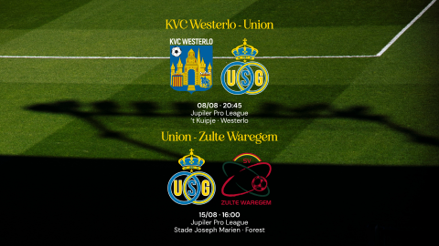 The season is just around the corner: get your tickets for the away match at Westerlo and our first home game